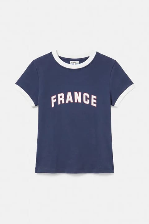 تیشرت اسلیم طرح گرافیکی France