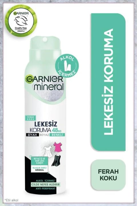 Garnier Mineral Lekesiz Koruma اسپری دئودورانت با رایحه خنک