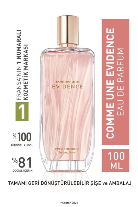 Yves Rocher Comme une Evidence Intense Essence EDP 100ml