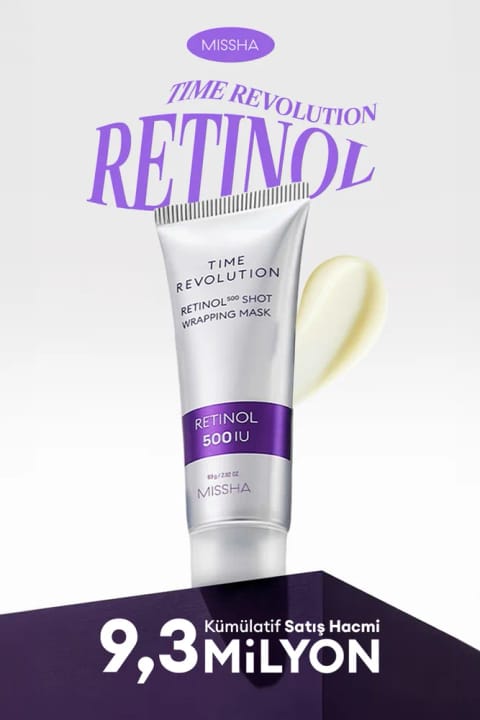 ماسک لایه‌بردار ضدچروک Missha با Retinol Time Revolution