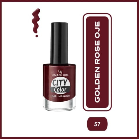 Golden Rose City Color Nail Lacquer Oje 57
