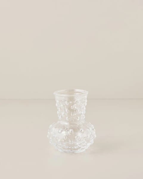 گلدان شیشه‌ای Bubble 11×14 سانتی‌متر شفاف