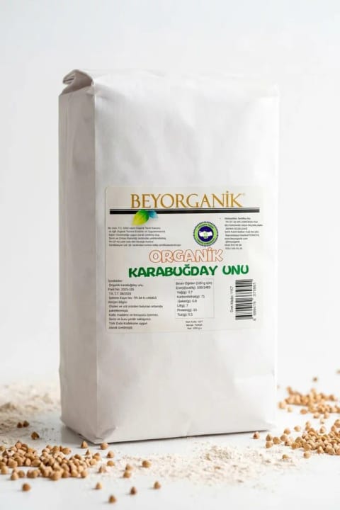 بیارگانیک آرد گندم سیاه ارگانیک 1000 گرم (دارای آزمون سموم و آفلاتوکسین)