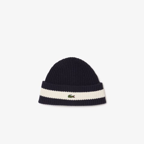 کلاه بافت Lacoste یونیسکس سرمهای