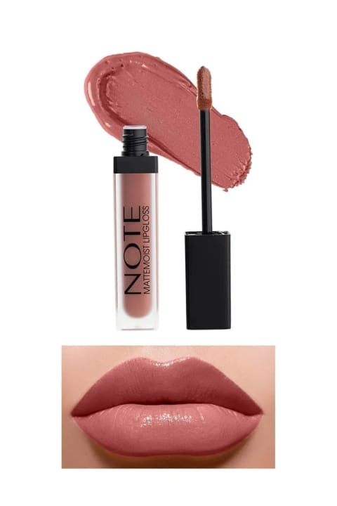 NOTE Mattemoist Lipgloss رژ لب مایع نیمه مات ساتن 403 Sugar Kiss - Nude