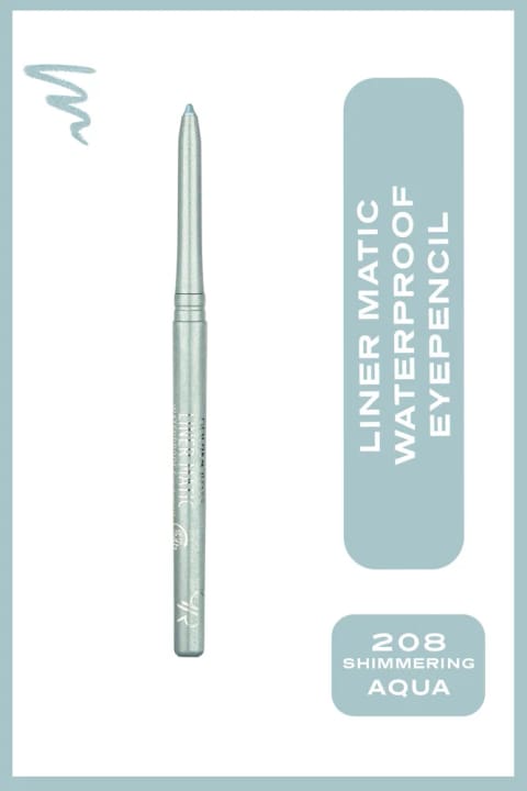 Golden Rose Liner Matic Waterproof Eyepencil - مداد چشم ضد آب شماره 2... — 208 Shimmering Aqua Mavi