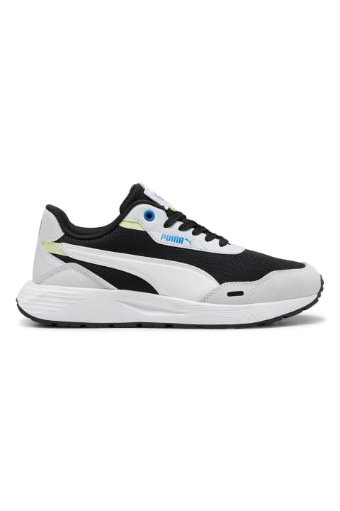 کتانی مردانه Puma Runtamed مشکی-سفید-نقره‌ای-سبز خیار