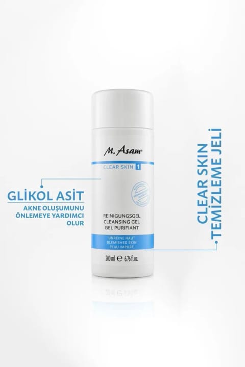MASAM M.asam ژل پاک‌کننده پوست Clear Skin 200 میلی‌لیتر