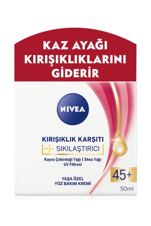 NIVEA کرم ضد چروک و سفتکننده پوست 45+، ۵۰ میلیلیتر