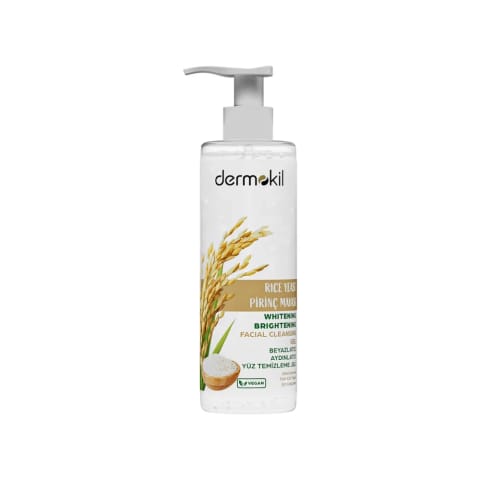 Dermokil شوینده صورت روشن‌کننده با مخمر برنج ۲۰۰ میلی‌لیتر