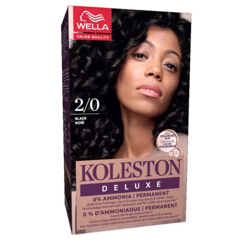 Wella Koleston Deluxe بدون آمونیاک کیت رنگ مو 2/0 مشکی