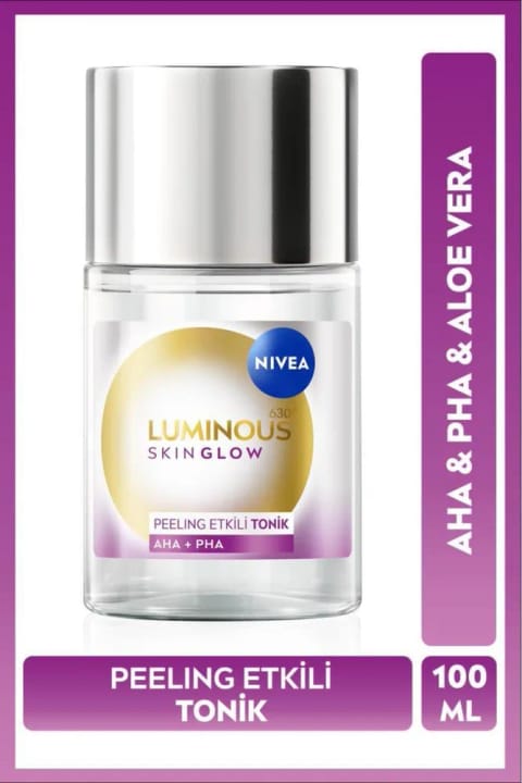 تونر پوست NIVEA Luminous630 Skin Glow با اثر لایهبردار