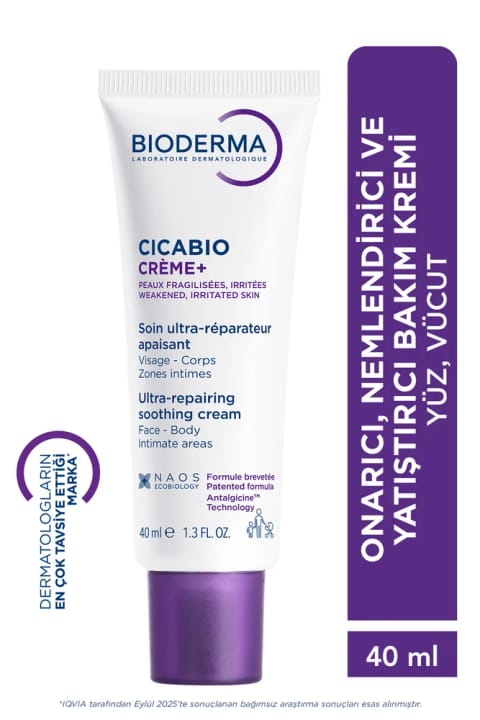 Bioderma Cicabio Crème ترمیم‌کننده سد پوست، مرطوب‌کننده و تسکین‌دهنده ۴۰ میلی‌لیتر