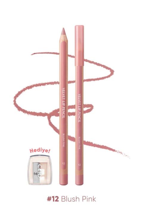 مداد لب CLIO با فرمول کرمی و تراش همراه — 12 Blush Pink