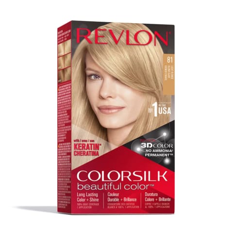 رنگ موی ریولون ColorSilk بلوند روشن 81
