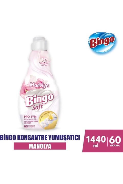 نرم‌کننده غلیظ Bingo Soft 1440 میلی‌لیتر منولیا