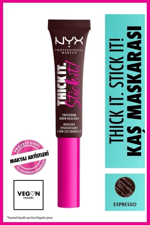 NYX Professional Makeup Thick It. Stick It! ژل ابرو اسپرسو