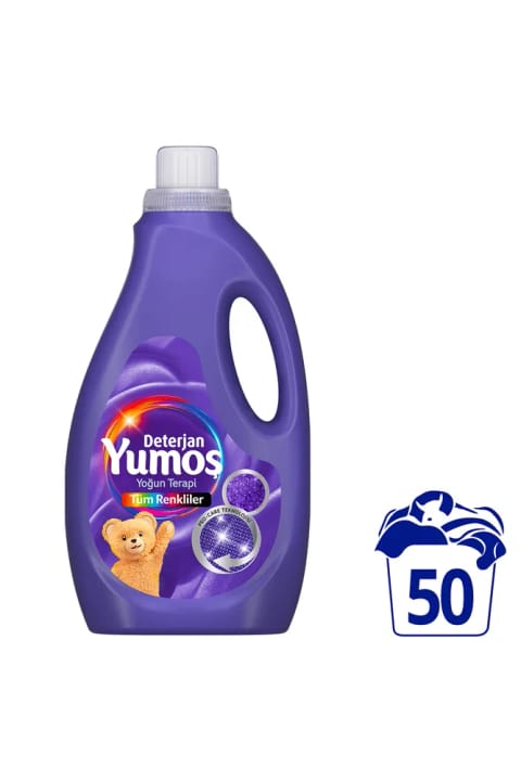 Yumoş مایع شوینده مراقبتی ترمیم شدید برای البسه رنگی 50 نوبت شستشو 2500 میلیلیتر