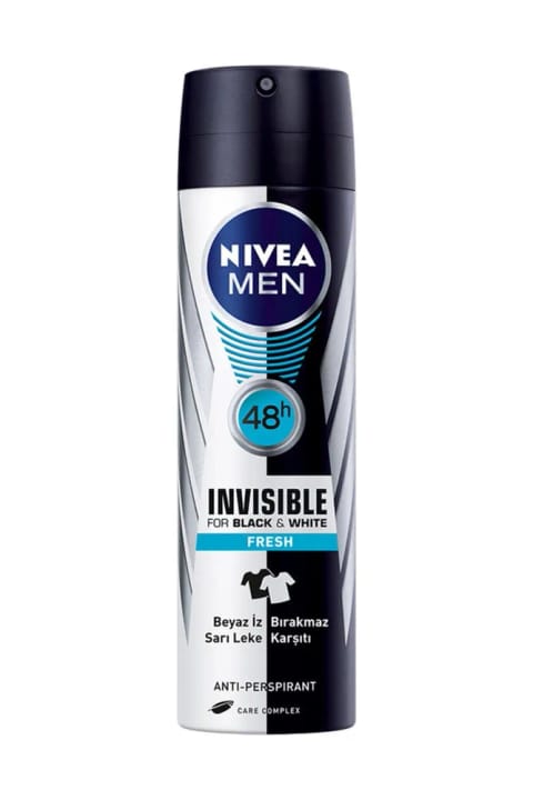 NIVEA دئودورانت اسپری Invisible Fresh مردانه ۱۵۰ میلی‌لیتر
