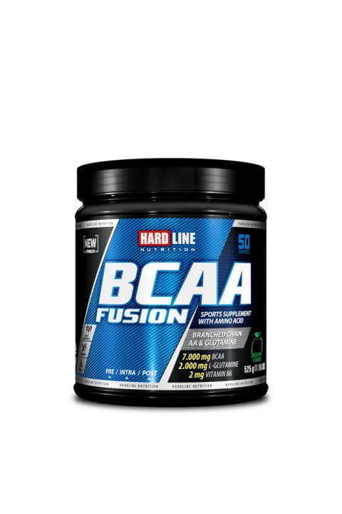 BCAA Fusion 500 گرم طعم سیب سبز هاردلاین