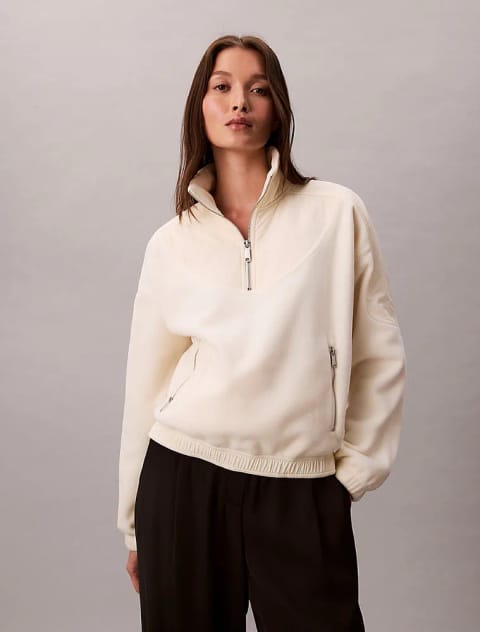 زنانه سویشرت زیپ‌دار 1/4 Calvin Klein