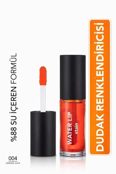 Flormar ماندگار رنگ لب (نارنجی) Water Lip Stain 004- BLACK Q W...