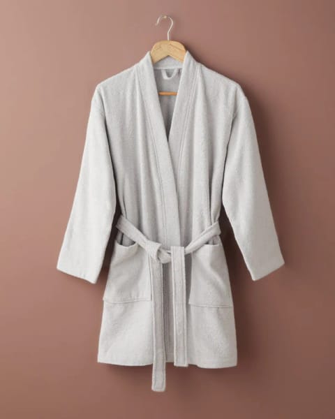 حوله حمام Cotton Line ۱۰۰٪ پنبه خاکستری روشن ۳۶۰ گرم بر متر مربع