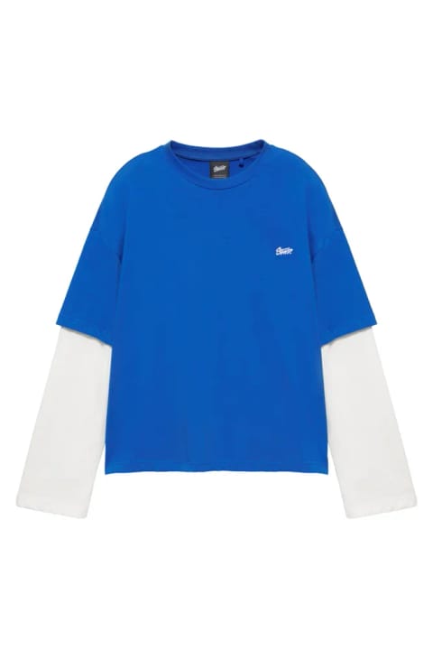 تیشرت آستین دولایه Pull&Bear