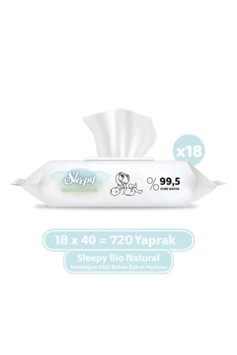 Sleepy دستمال مرطوب بیو نچرال 720 برگ