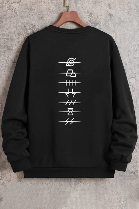 سویشرت یقه گرد یونیسکس Ninja Akatsuki uyguntarz