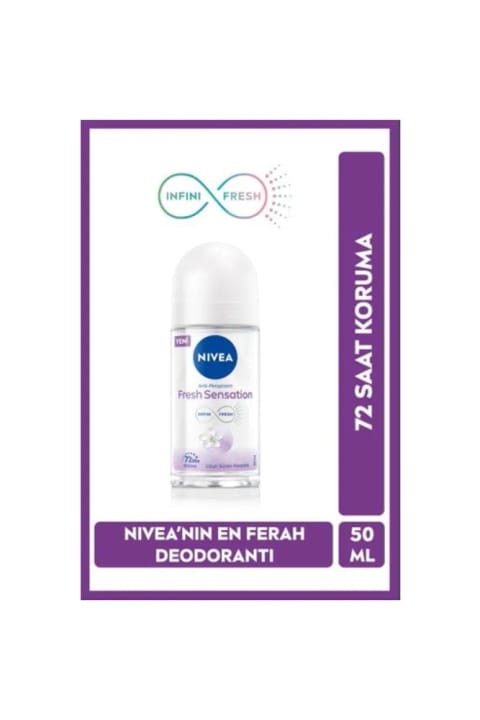 NIVEA دئودورانت رولی زنانه Fresh Sensation ۵۰ میلی‌لیتری