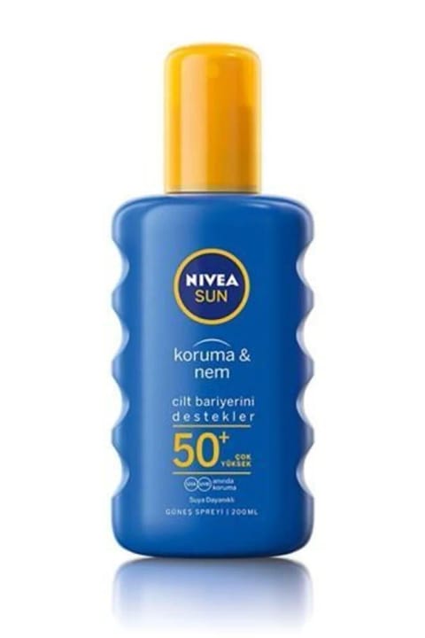 NIVEA ضد آفتاب و مرطوبکننده اسپری SPF 50 حجم ۲۰۰ میلیلیتر