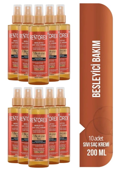 Restorex 7 مایع نرمکننده و تقویتکننده مو ۱۰×۲۰۰ میلیلیتر