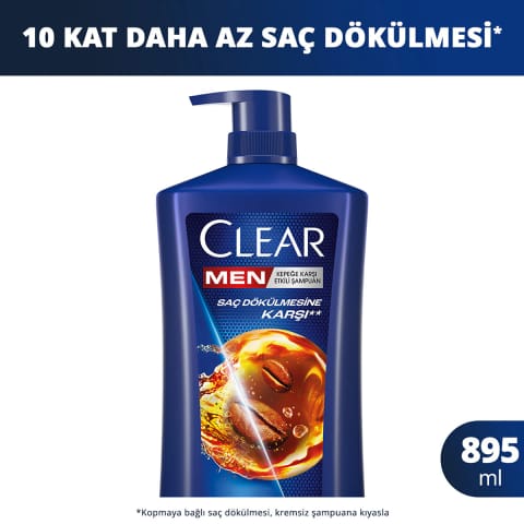 شامپو Clear Men اکسترا سایز 895 میلی‌لیتر ضد شوره و ریزش مو