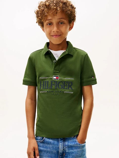 تیشرت پولو پسرانه Tommy Icons Interlock