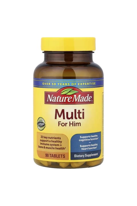 قرص مولتی‌ویتامین Nature Made Multi For Him مخصوص آقایان