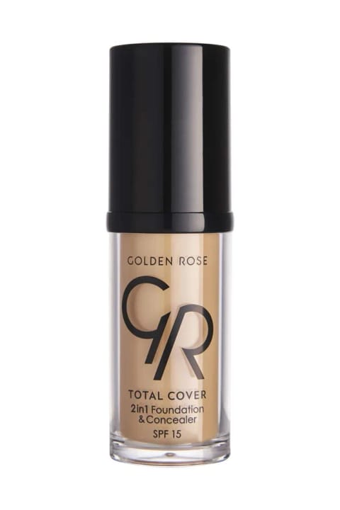 Golden Rose Total Cover ۲ در ۱ کانسیلر و فونداسیون شماره ۲۲ Natural Beige