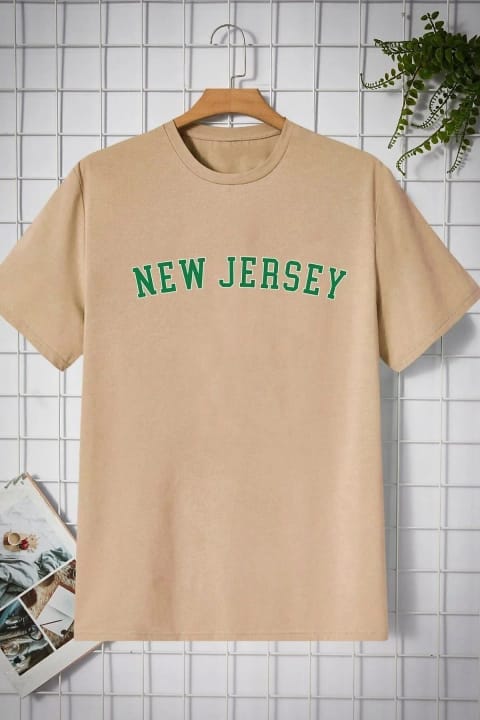 تیشرت چاپی New Jersey یونیسکس uyguntarz