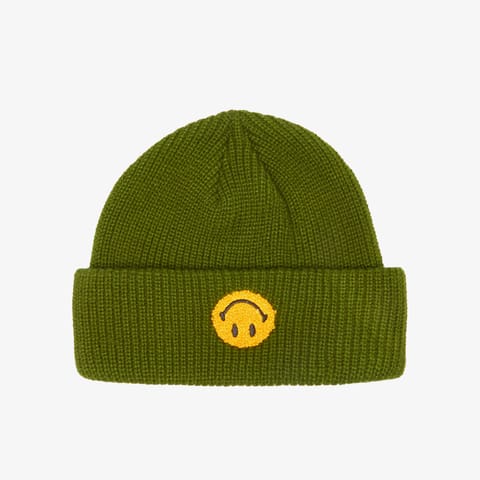 کلاه بافت Market Smiley Upside Down سبز مردانه