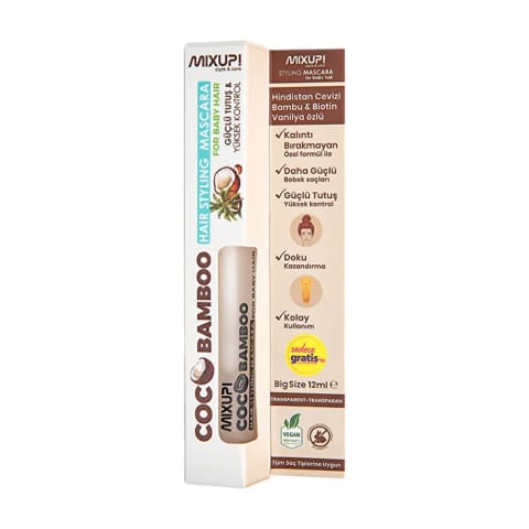 Mixup! ماسکارای حالتدهنده مو CocoBamboo 12 میلیلیتر (شفاف)