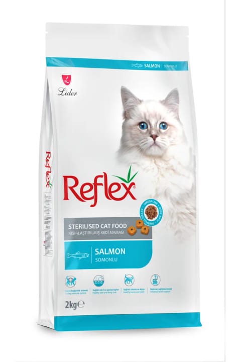 Reflex غذای گربه عقیم‌شده با سالمون ۲ کیلوگرم