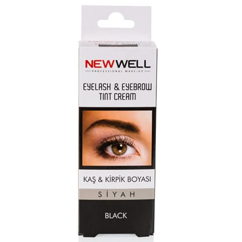New Well رنگ ابرو و مژه مشکی