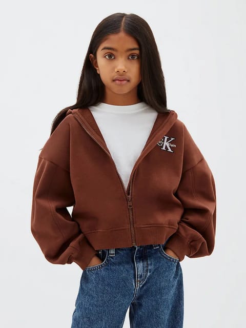 Calvin Klein سویشرت تری مونولوگو دختر بچه