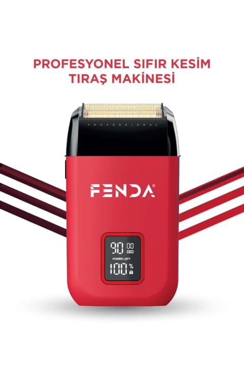 ماشین اصلاح حرفهای Fenda مدل Sıfır Kesim قرمز FNDSKLKS0008RD