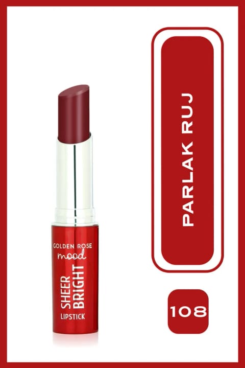 Golden Rose رژ لب شیری درخشان مود شماره 108 رزی پلام