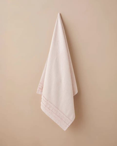 حوله حمام ۱۰۰٪ پنبه Soft Ruffle 70x140 سانتی‌متر پودرا