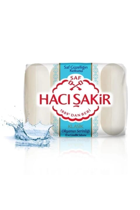 Hacı Şakir صابون زیبایی کلاسیک طراوت اقیانوس 4×70 گرم