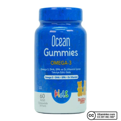 Ocean Gummies Omega-3 Kids 60 عدد ژلهای chewable
