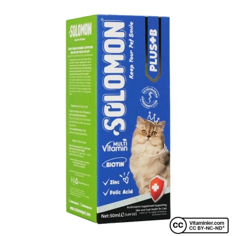 Solomon Plus + B قطره مخصوص گربه ۵۰ میلی‌لیتر