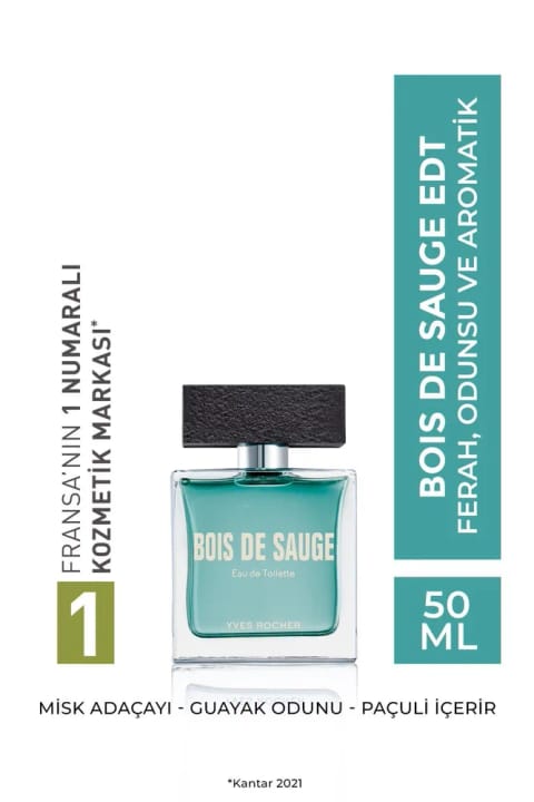 Yves Rocher Bois de Sauge ادکلن مردانه EDT 50 میل